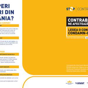 Tu știi cu câte țigări poți trece legal granița? Alege să fii informat! o campanie de informare a British American Tobacco, în parteneriat cu Poliția de Frontieră Română