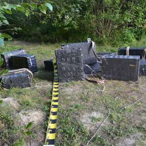 Contrabandă cu drona la frontiera de nord