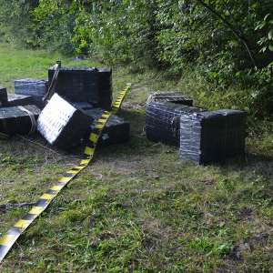 Contrabandă cu drona la frontiera de nord