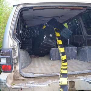 Contrabandă cu drona la frontiera de nord