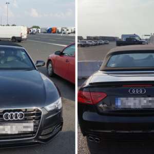 Trei autoturisme și o remorcă căutate de autorităţi, descoperite la frontieră