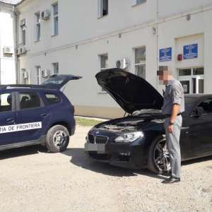 BMW în valoare de 40.000 de euro, căutat de autorităţile din Marea Britanie, descoperit în Borșa