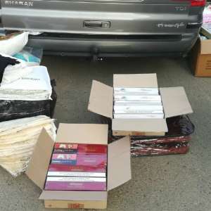 Ţigări de contrabandă, confiscate de poliţiştii frontieră
