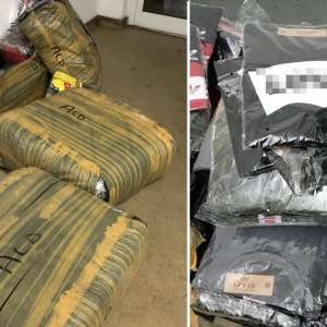 Bunuri în valoare de peste 90.000 de lei, susceptibile a fi contrafăcute, confiscate de polițiștii de frontieră din P.T.F. Giurgiu