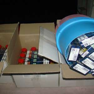 Ţigări în valoare de 65.000 lei confiscate la frontiera de nord