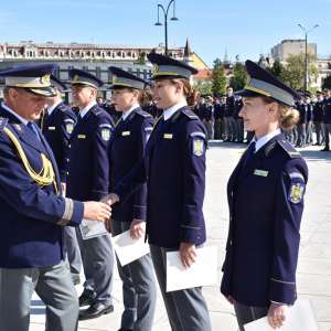 O nouă promoţie de absolvenţi, debutează ca poliţişti de frontieră