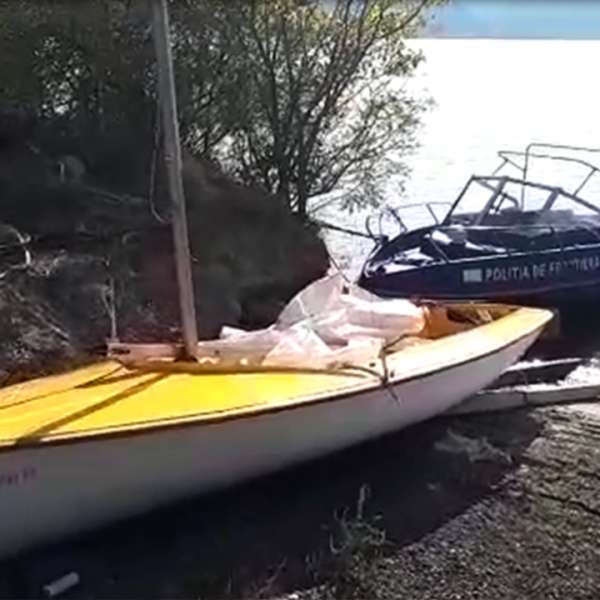 Cetățean elvețian în pericol pe fluviul Dunărea, sprijinit de polițiștii de frontieră
