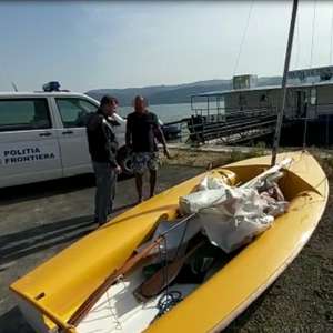 Cetățean elvețian în pericol pe fluviul Dunărea, sprijinit de polițiștii de frontieră
