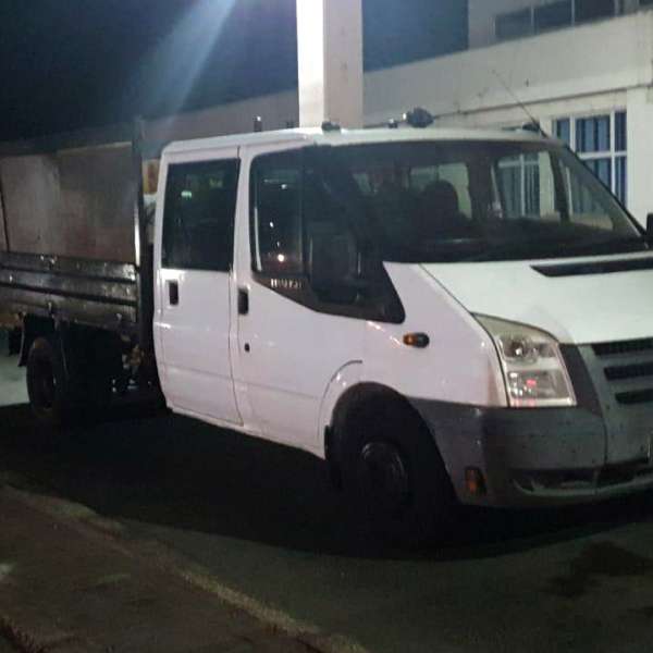 Autoutilitară căutată de autorităţile din Marea Britanie, descoperită la P.T.F. Giurgiu