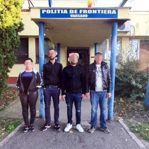 Trei cetăţeni din Tunisia şi unul din Siria,  depistați de poliţiştii de frontieră de la Vărşand