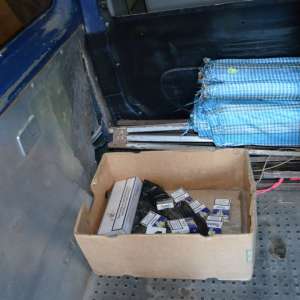 Ţigări de contrabandă confiscate la frontieră