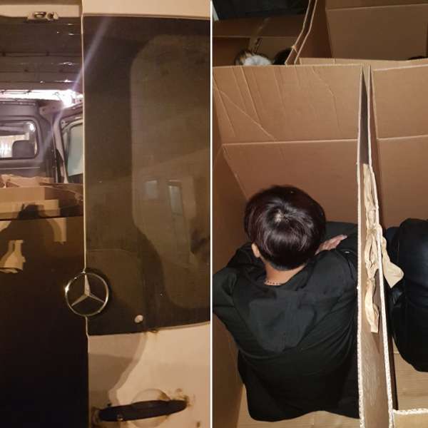 Şapte cetăţeni din Vietnam şi Bangladesh, depistați ascunşi la P.T.F. Nădlac II