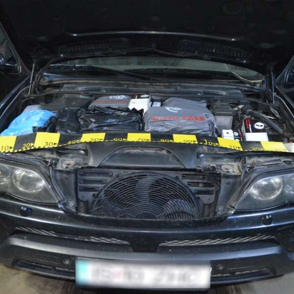 Ţigări de contrabandă confiscate la frontieră