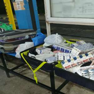 Bunuri confiscate de polițiștii de frontieră