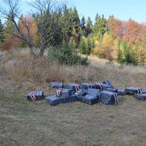 Urmăriri în trafic, focuri de armă, peste 26.600 pachete cu țigări de contrabandă confiscate