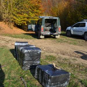 Aproximativ 13.500 pachete țigări confiscate la frontiera de nord