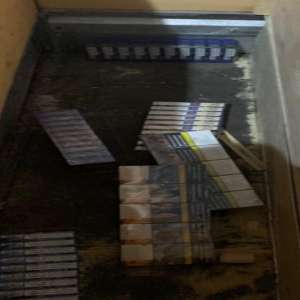 Ţigări ascunse în remorca unui autoturism condus de un cetăţean bulgar, descoperite la P.T.F. Giurgiu