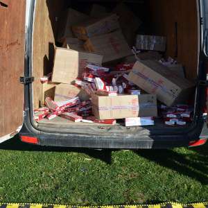 Aproximativ 33.000 pachete cu țigări de contrabandă, confiscate la frontiera de nord