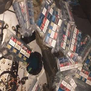 Autoturism burduşit cu țigări de contrabandă depistat la P.T.F. Stânca