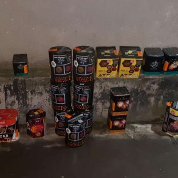 Materiale pirotehnice fără documente legale, descoperite de polițiștii de frontieră giurgiuveni