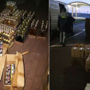 Alcool și țigări, ascunse printre bagaje, descoperite la P.T.F. Giurgiu