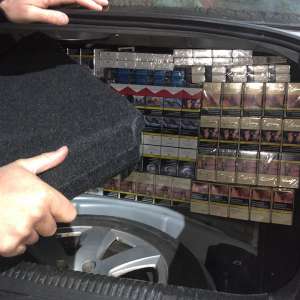 Alcool și țigări, ascunse printre bagaje, descoperite la P.T.F. Giurgiu