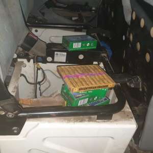 Materiale pirotehnice, fără documente legale, descoperite la P.T.F. Giurgiu