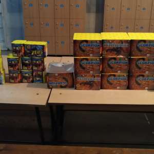 Mii de articole pirotehnice, confiscate de polițiștii de frontieră constănțeni