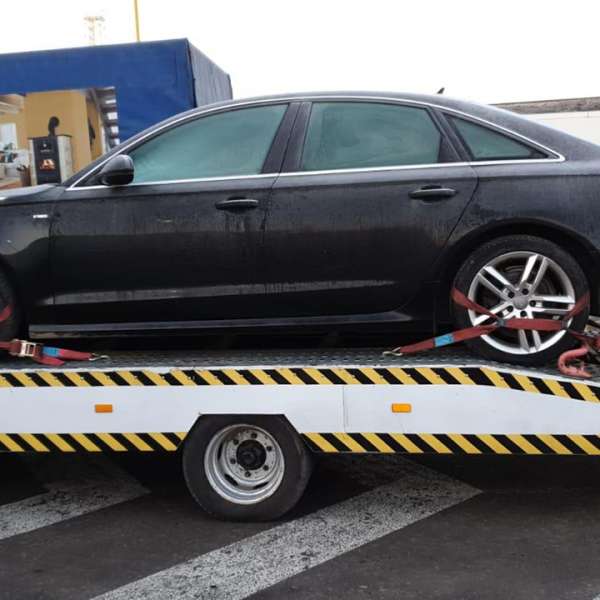 Autoturism căutat de autoritățile din Marea Britanie, descoperit la P.T.F. Giurgiu