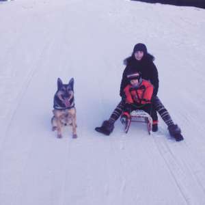 Cel mai bun câine poliţist din MAI execută misiuni cu poliţistul de frontieră Toader Koman la SPF Vişeu de Sus