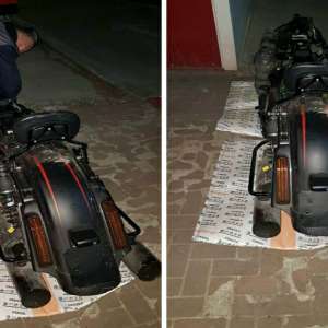 Motocicletă Harley furată din Italia, depistată la PTF Stânca