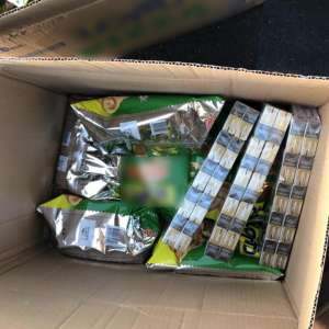 Ţigări ascunse printre bagaje, descoperite la P.T.F. Giurgiu