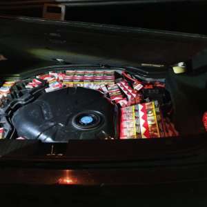 Ţigări ascunse printre bagaje, descoperite la P.T.F. Giurgiu