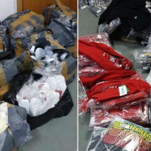 Bunuri susceptibile a fi contrafăcute în valoare de aproximativ 250.000 lei, descoperite la frontiera cu Bulgaria