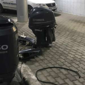 Motoare de barcă fără documente legale, confiscate  de poliţiştii de frontieră din P.T.F Cenad