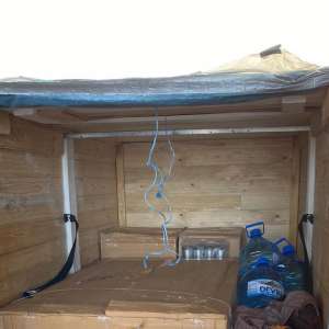 Ţigări ascunse într-un spațiu confecționat artizanal într-o remorcă, descoperite de poliţiştii de frontieră în P.T.F. Giurgiu