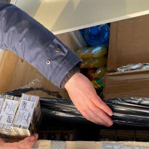 Ţigări ascunse într-un spațiu confecționat artizanal într-o remorcă, descoperite de poliţiştii de frontieră în P.T.F. Giurgiu