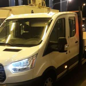 Autoutilitară, căutată de autorităţile din Austria, descoperită la P.T.F. Calafat