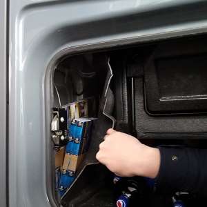 Ţigări ascunse în cabina unui camion,  descoperite de poliţiştii de frontieră în P.T.F. Calafat