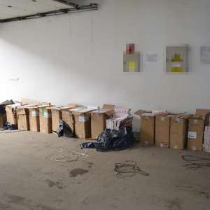 Mașină plină cu țigări și un cetățean ucrainean reținut de polițiștii de frontieră