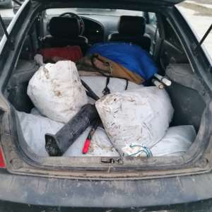 Peste 100 kg peşte și plase monofilament, confiscate de polițiștii de frontieră