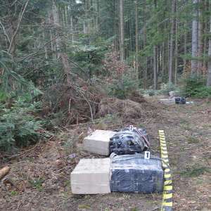 Peste 9.000 pachete țigări depistate la graniţa cu Ucraina