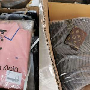 Peste 33.500 de articole susceptibile a fi contrafăcute, descoperite într-un automarfar la P.T.F. Nădlac II