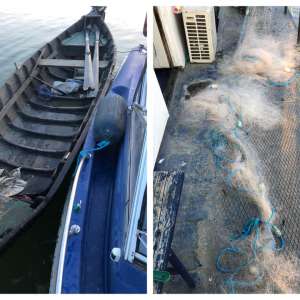 Peste 350 kg peşte și plase de pescuit,       confiscate de polițiștii de frontieră