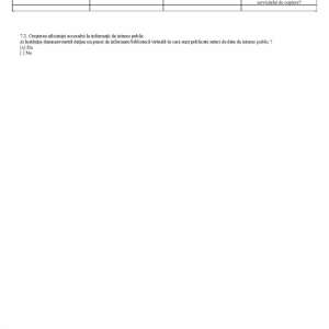  Raport de evaluare a implementarii Legii nr. 544/2001 in anul 2019