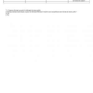 Raport de evaluare a implementarii Legii nr. 544/2001 in anul 2018