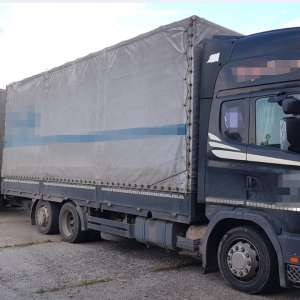 TIR încărcat cu țigări de contrabandă, depistat de polițiștii de frontieră de la PTF Porțile de Fier I