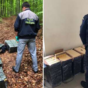 Aproximativ 3.000 pachete cu țigări, confiscate la frontiera cu Ucraina