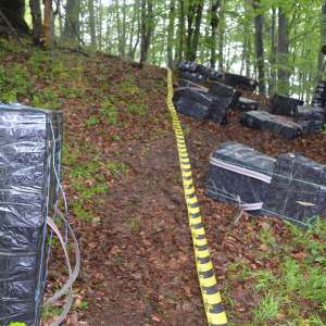 Aproximativ 38.500 de pachete cu țigări de contrabandă, confiscate la frontiera de nord a României