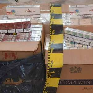 Ţigări în valoare de peste 93.000 lei, confiscate la frontiera de nord a României